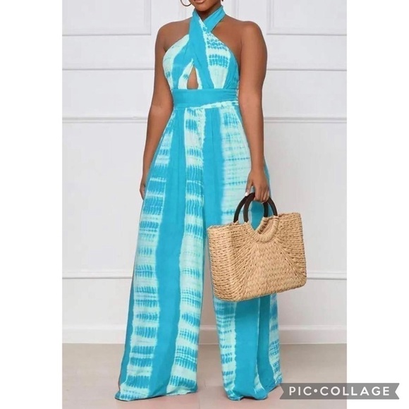 Sexy! Sexy & Beautiful Color-Halter Jumpsuit - Picture 2 of 3